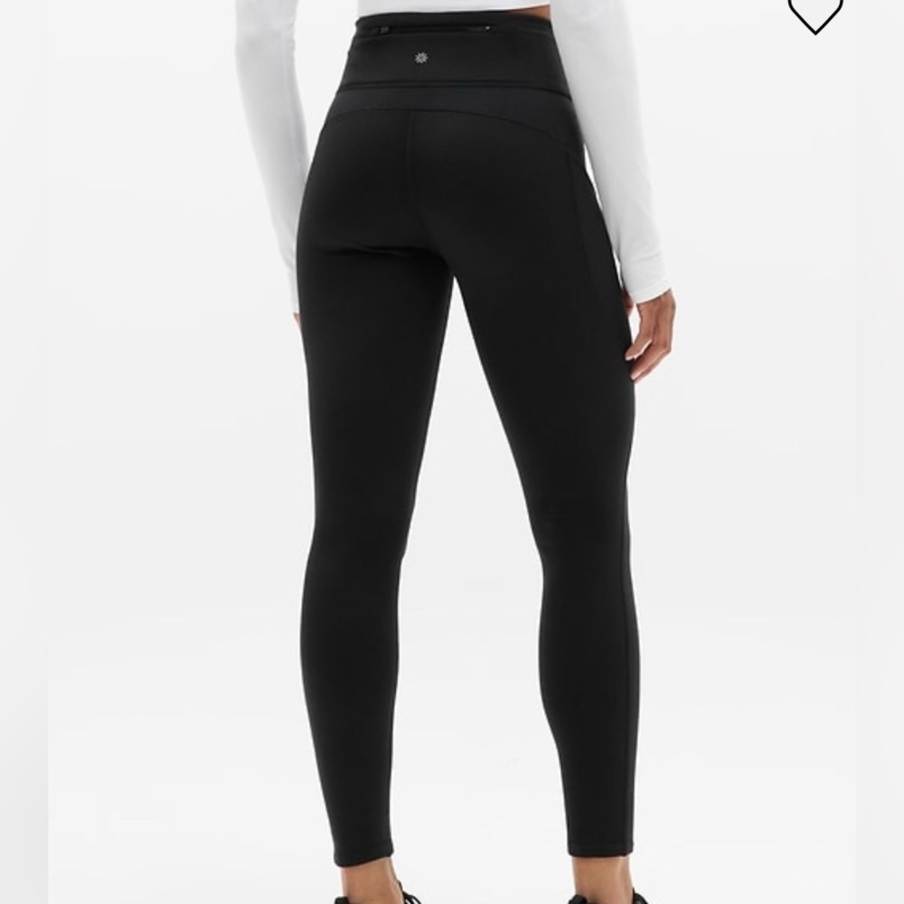 Athleta Black Polartec Powerstretch Leggings